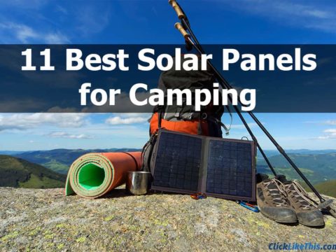Best Solar Panels for Camping