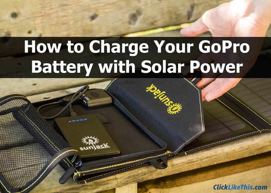how to charge your GoPro
