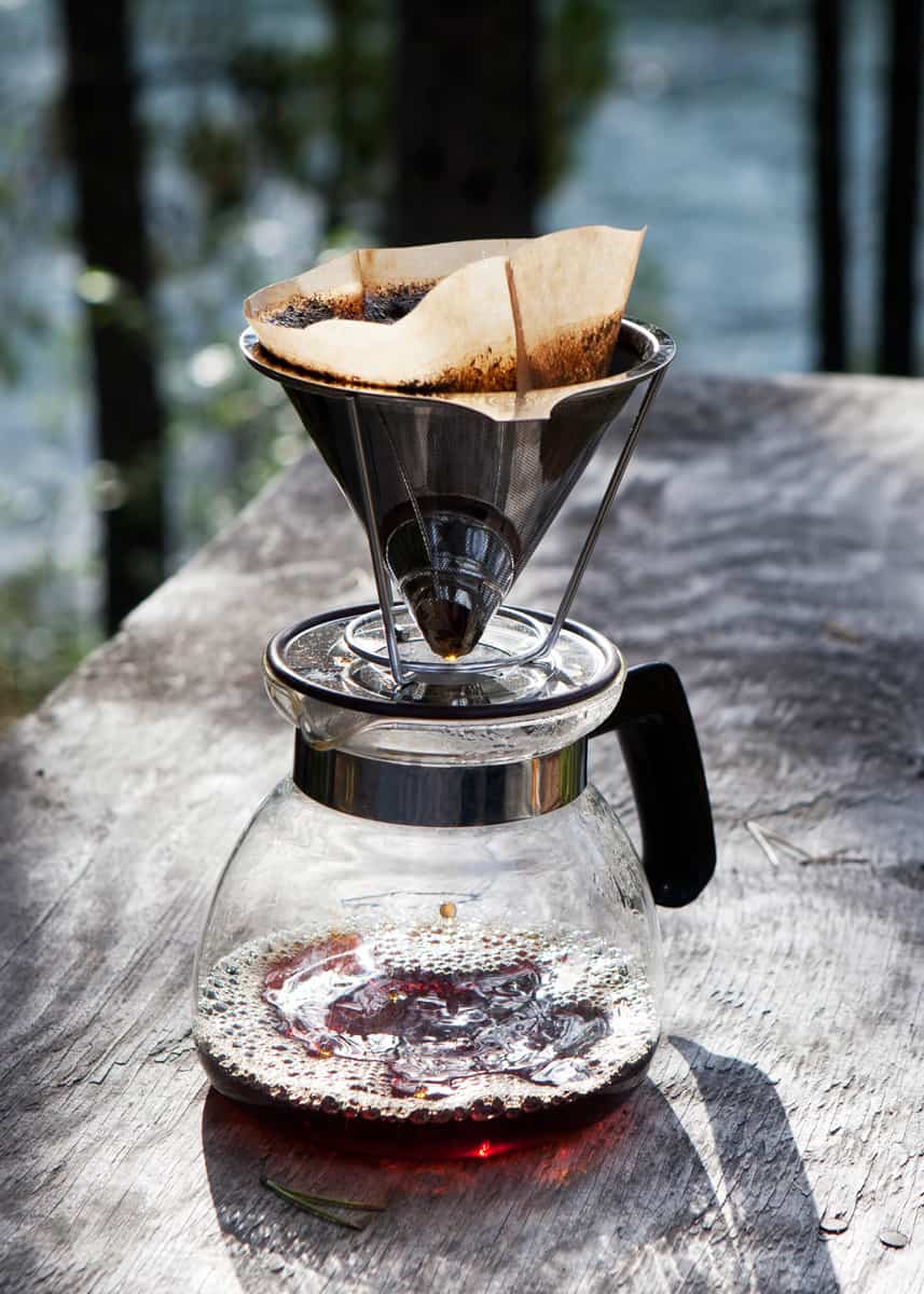ways to make coffee while camping