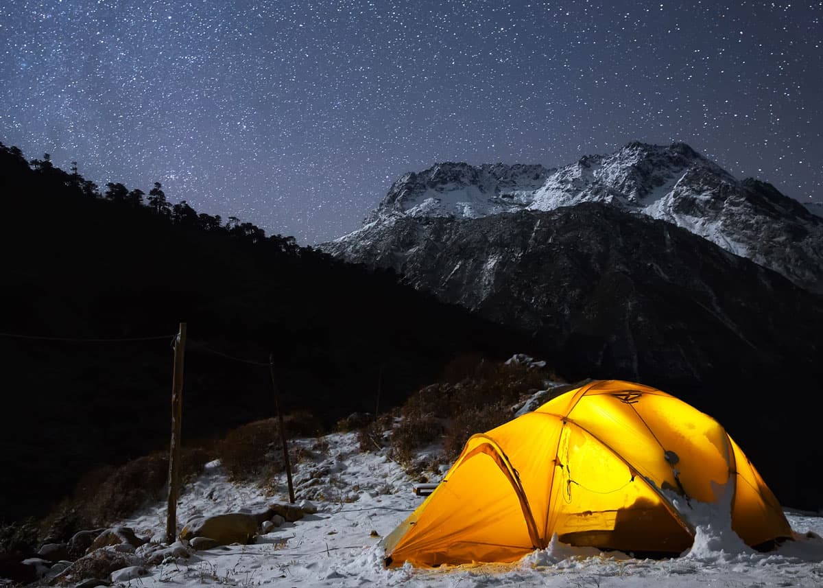 Winter camping tents