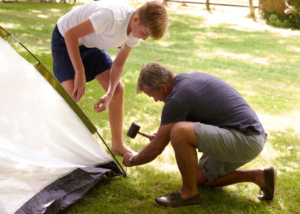 How to stake a tent tips
