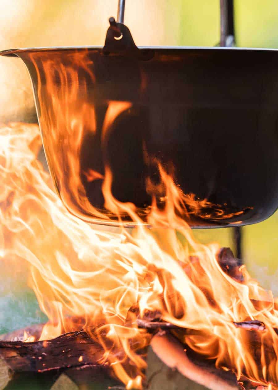 how to boil water when camping