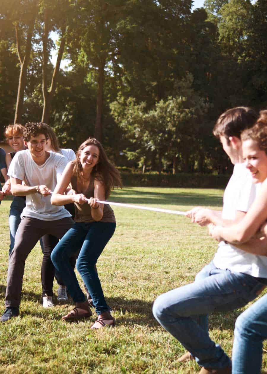 tug of war bbq party game