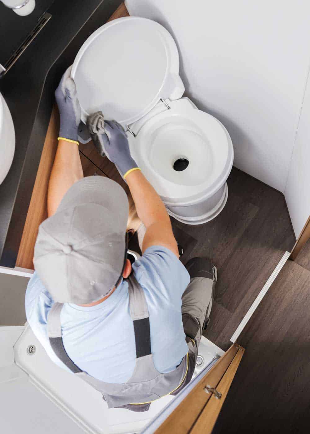 replace rv toilet seal