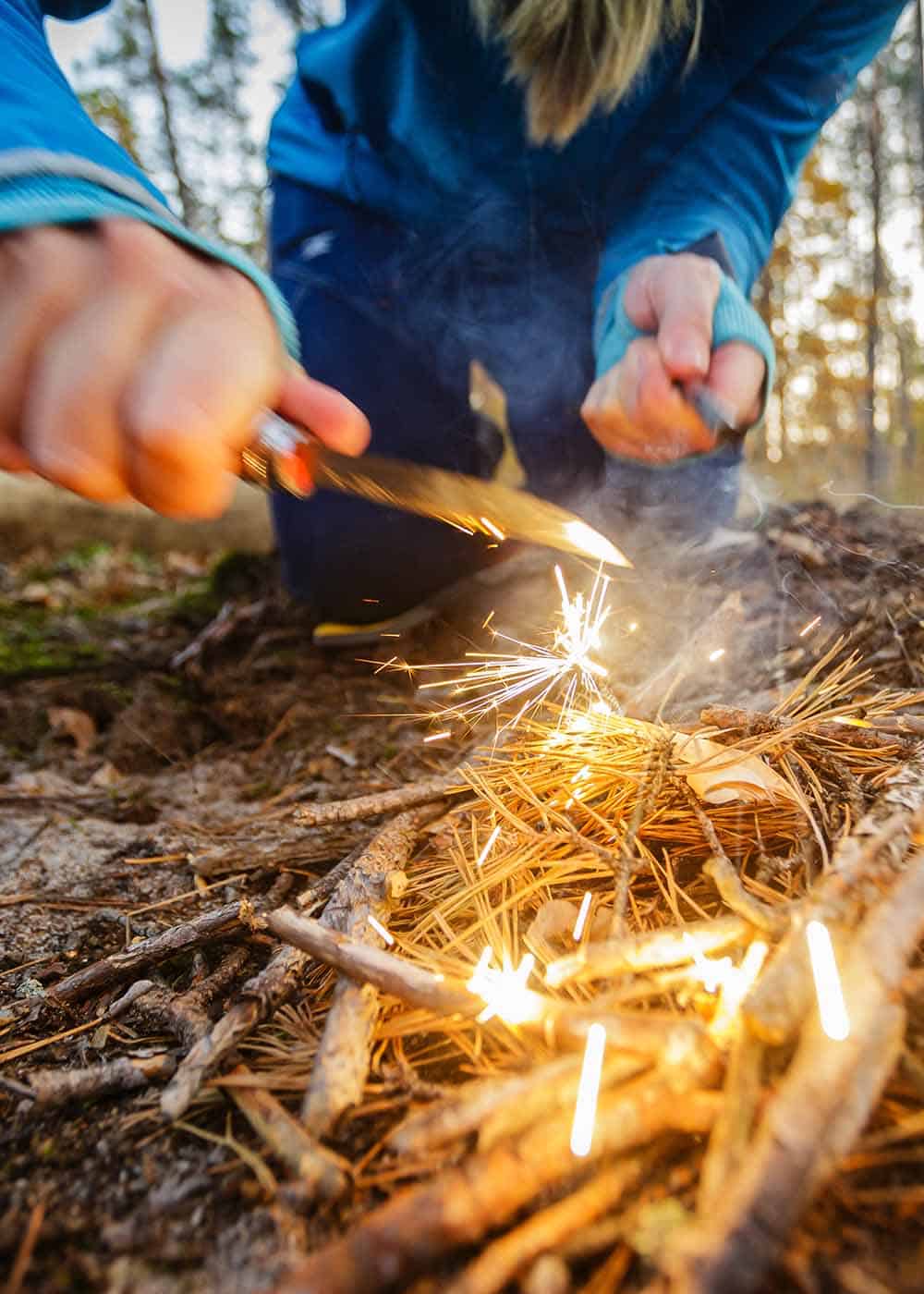 how to start a fire without a lighter